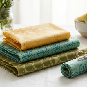 Premium Beeswax Wraps – Reusable Eco-Friendly Food Storage